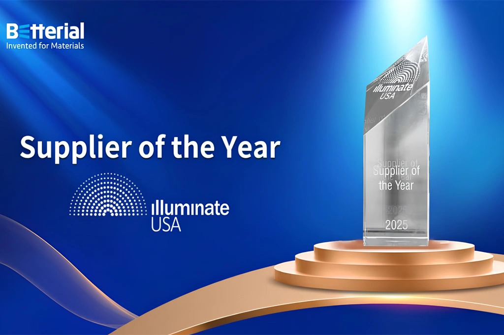 Betterial को फिर से Illuminate USA के वर्ष के उत्कृष्ट आपूर्तिकर्ता के रूप में सम्मानित किया गया