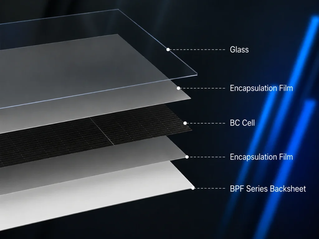 BC Single Glass Module Encapsulation Solution
