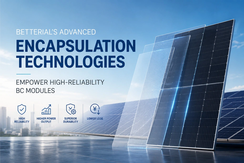 Betterial's Advanced Encapsulation Technologies Empower High-Reliability BC Modules
