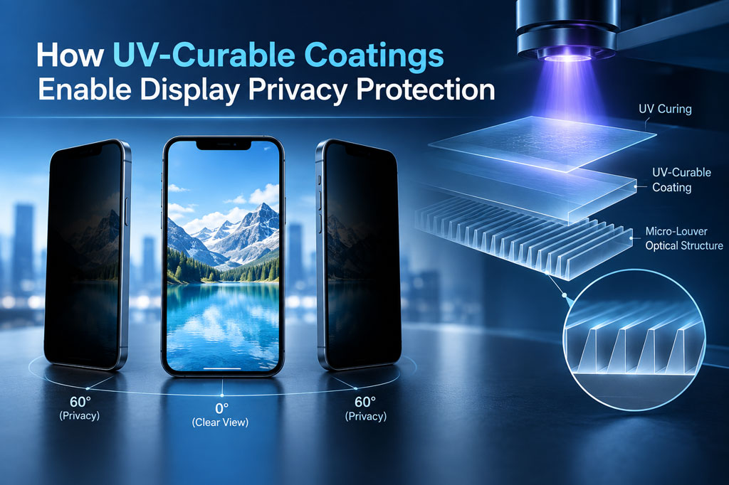 How UV-Curable Coatings Enable Display Privacy Protection