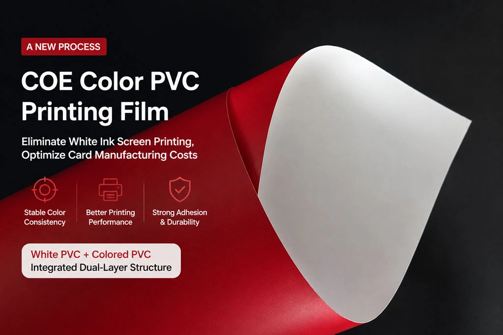 COE Color PVC Printing Film for Colored Bank Card Manufacturing