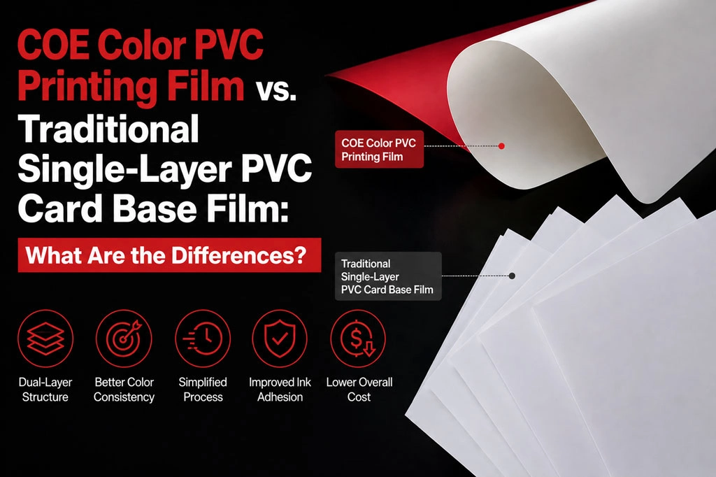COE Color PVC Printing Film vs. Traditional PVC Card Base Film