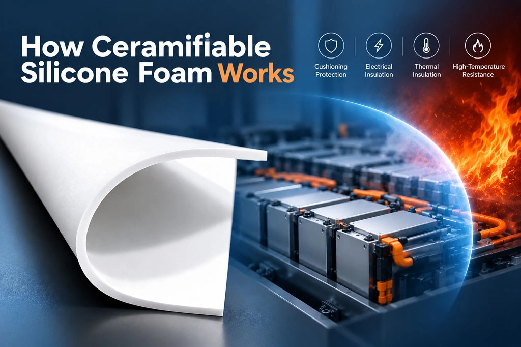 How Ceramifiable Silicone Foam Works