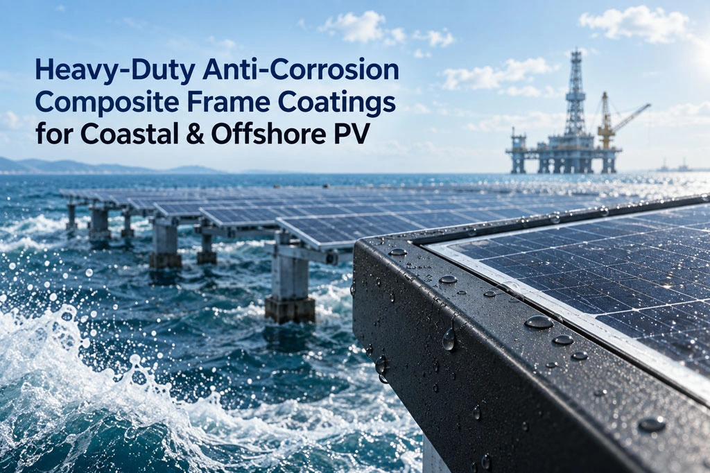 Application of Composite Frame Coatings in Coastal and Offshore Photovoltaic Systems