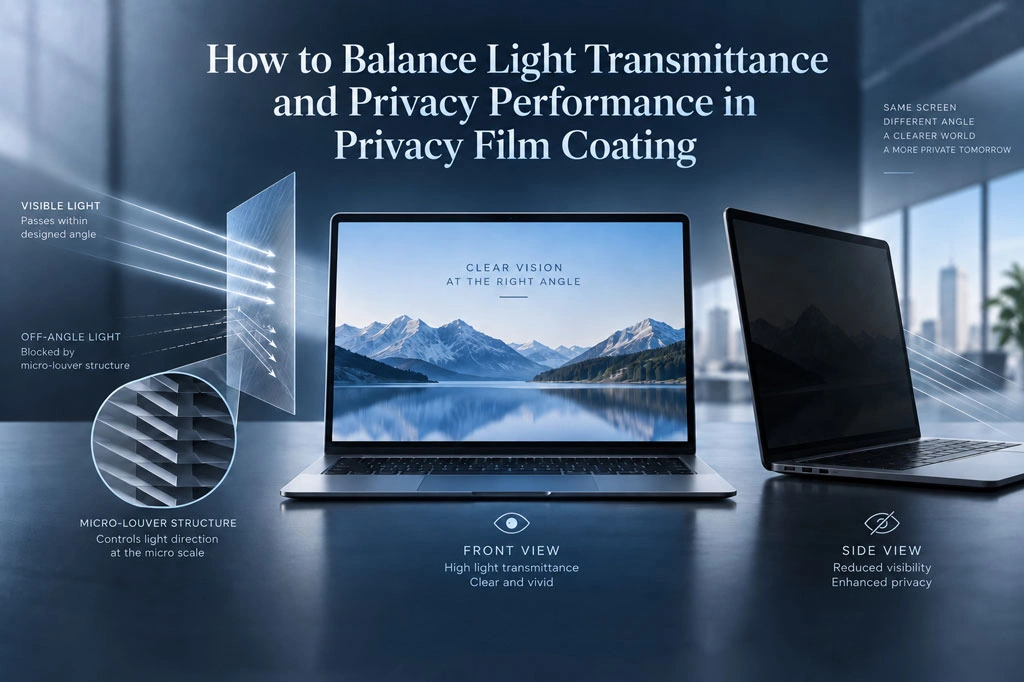 How to Balance Light Transmittance and Privacy Performance in Privacy Film Coating